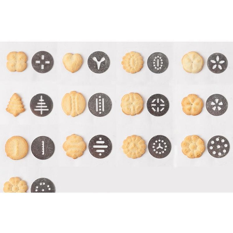 Stainless Steel Cookie Press & Biscuit Maker Set with 13 Molds & 8 Icing Tips DIY Baking Tool for Home Bakers & Cookie Lovers Rust Resistant Bake like a Pro at Home - Kitchen Utensils