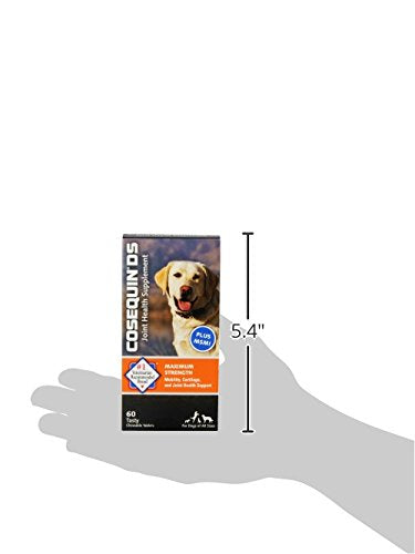 Nutramax Cosequin Max Strength – Joint Supplement for Dogs with Glucosamine, Chondroitin & MSM, 60 Chewable Tablets. - Mingle & Moa
