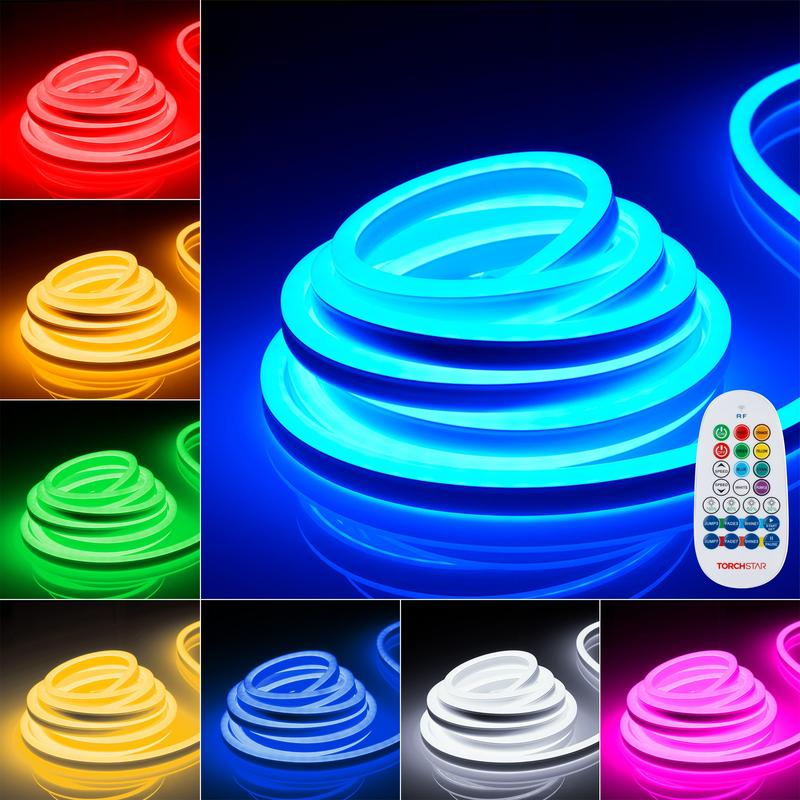 Leonlite Pro Decoration Neon Rope Light（50Ft） - Multicolor Choices