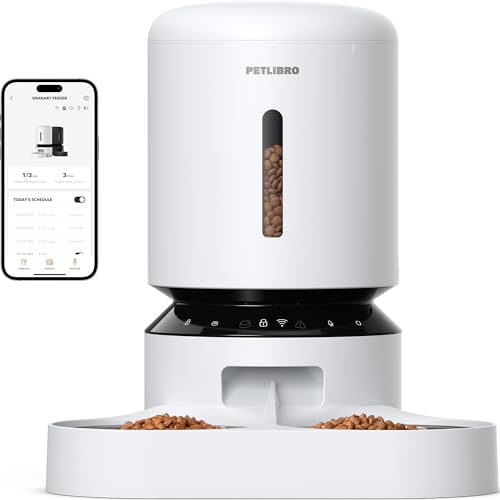 PETLIBRO 5G WiFi Automatic Pet Feeder for Two Cats, 5L - Mingle & Moa