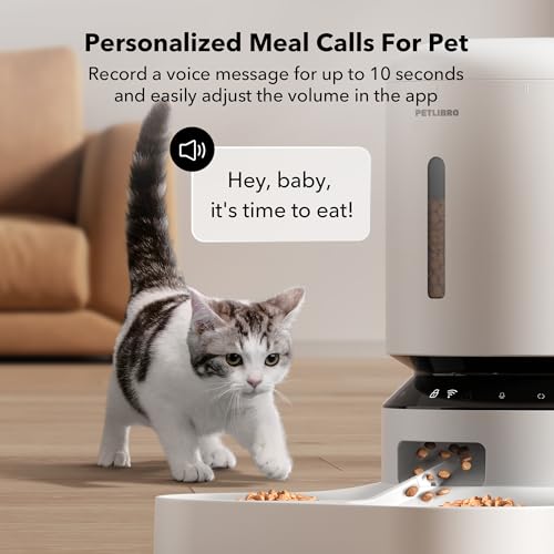 PETLIBRO 5G WiFi Automatic Pet Feeder for Two Cats, 5L - Mingle & Moa