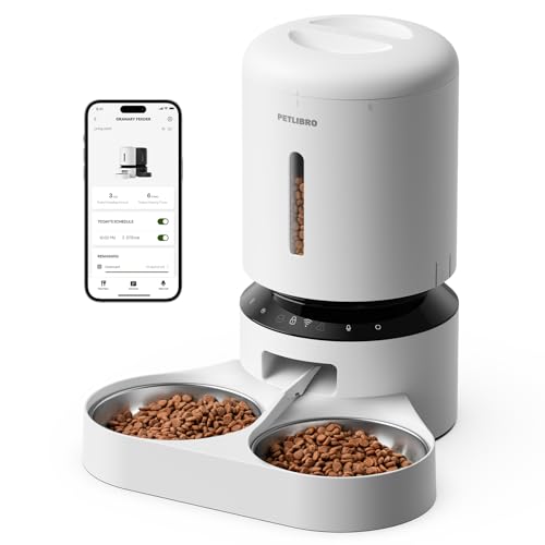 PETLIBRO 5G WiFi Automatic Pet Feeder for Two Cats, 5L - Mingle & Moa