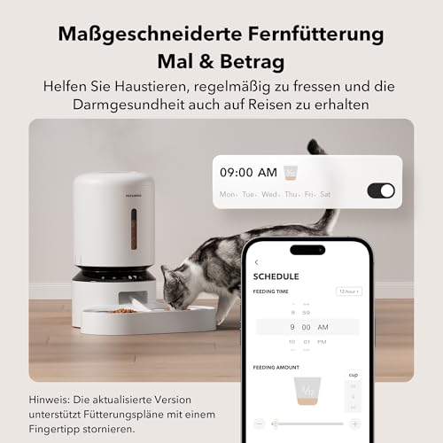 PETLIBRO 5G WiFi Automatic Pet Feeder for Two Cats, 5L - Mingle & Moa