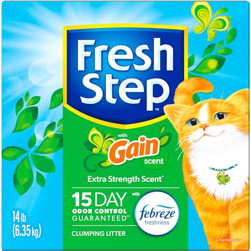 Clumping Cat Litter with Febreze Gain Scent, 14 lb - Mingle & Moa