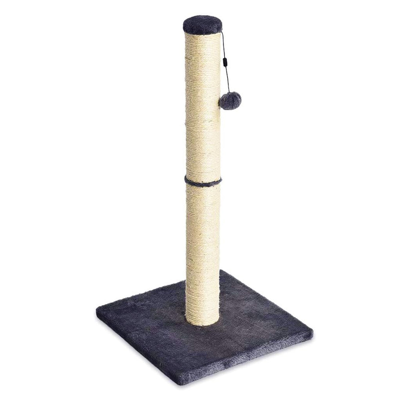 Amazon Basics Cat Scratcher – 31.5" Scratching Post for Cats & Kittens, Grey - Mingle & Moa