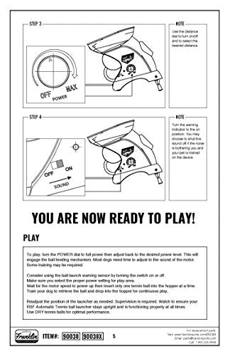 Franklin Pet Automatic Tennis Ball Launcher – Interactive Dog Toy - Mingle & Moa
