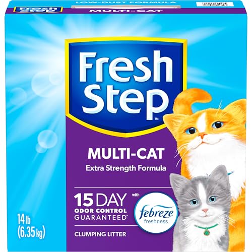 Clumping Cat Litter – Multi-Cat, Odor Control, 14 lb - Mingle & Moa