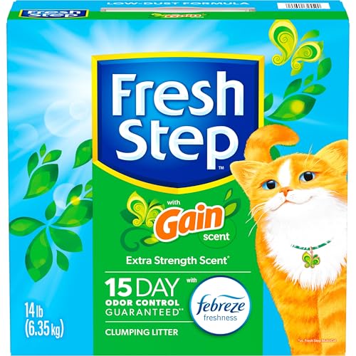 Clumping Cat Litter with Febreze Gain Scent, 14 lb - Mingle & Moa