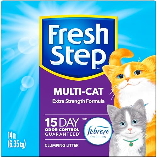 Clumping Cat Litter – Multi-Cat, Odor Control, 14 lb - Mingle & Moa