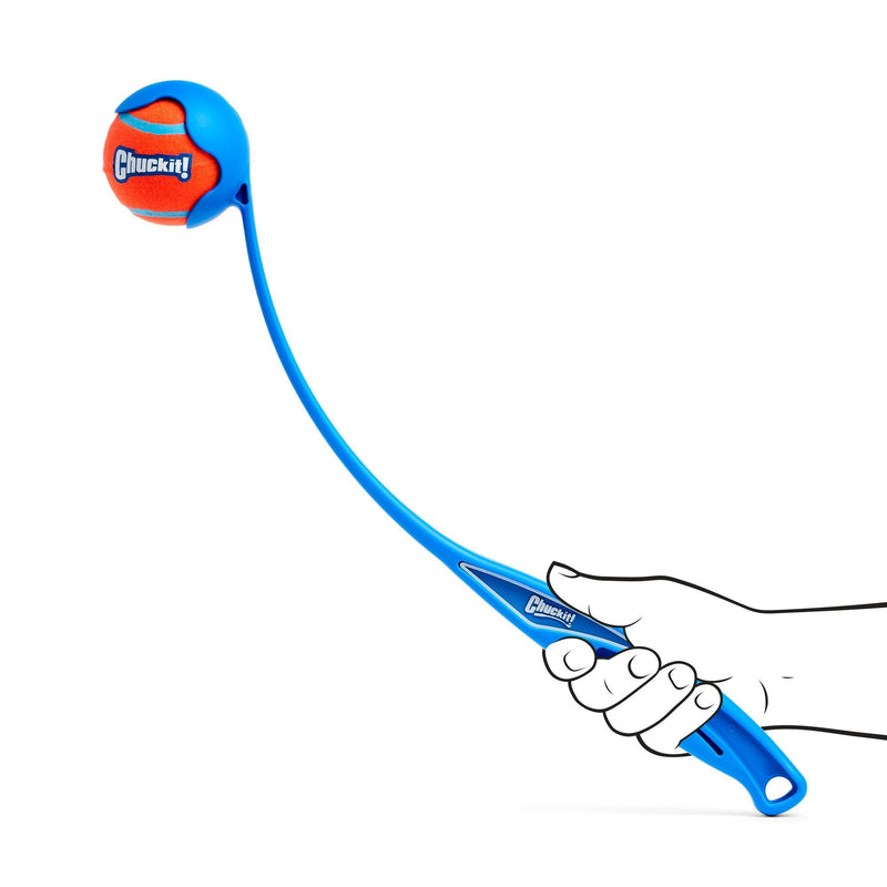 Chuckit! Junior 18" Dog Ball Launcher – Medium, For 20–60 lb Dogs, Made in USA - Mingle & Moa