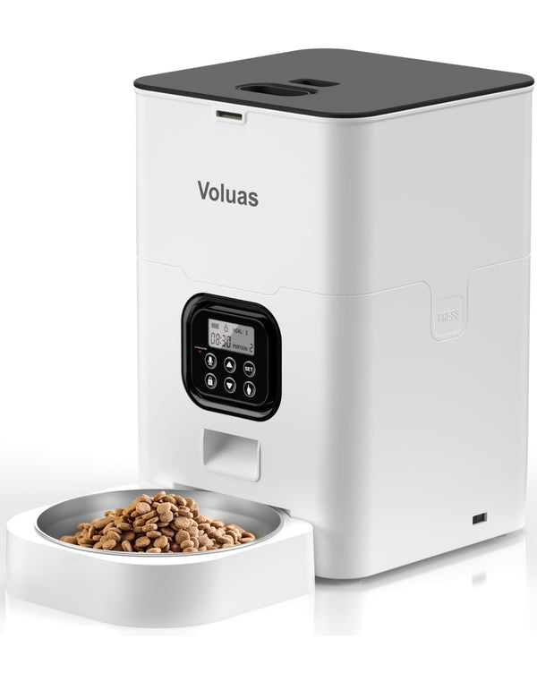 Automatic Cat Feeder with Timer & Voice Recorder - Mingle & Moa