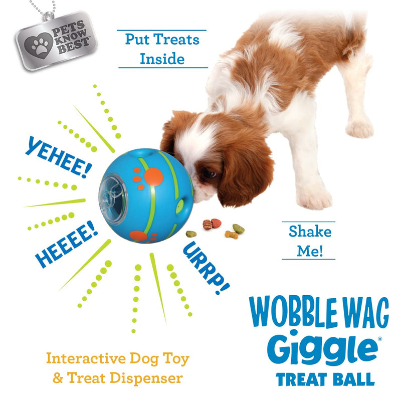 Wobble Wag Giggle Treat Ball – Interactive Dog Toy - Mingle & Moa