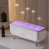 300Ml Dynamic Jellyfish Air Humidifier Five Nozzles Essential Oil Humidifier Dancing Jellyfish Aromatherapy Diffuser for Bedroom