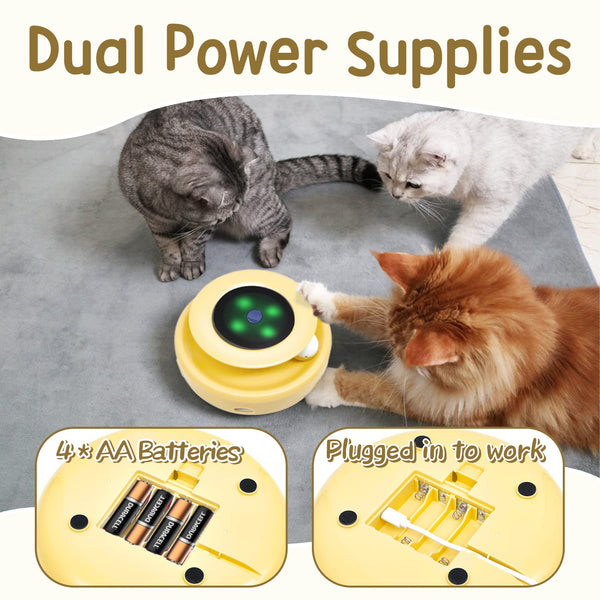 ORSDA 2-in-1 Automatic Cat Toy - Mingle & Moa