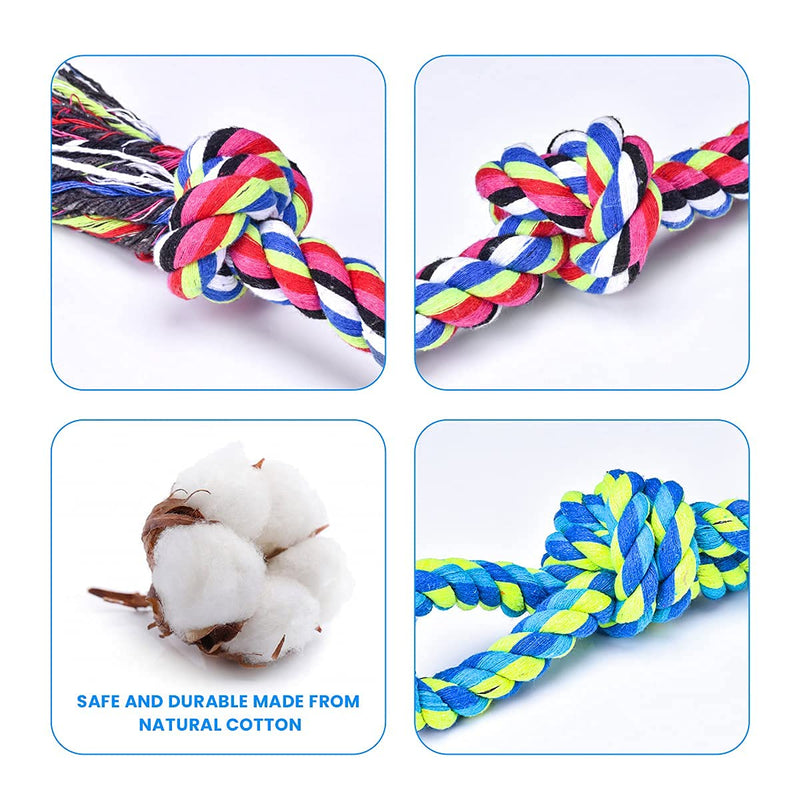 Feeko Indestructible Dog Rope Toys – For Large Breeds & Aggressive Chewers (2-Pack) - Mingle & Moa