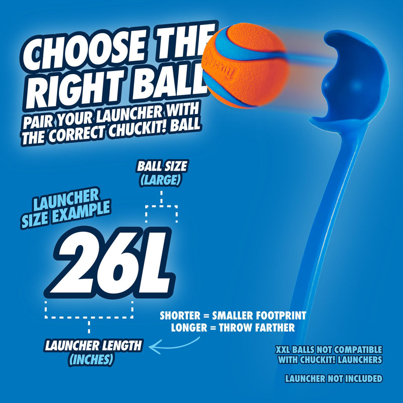 Chuckit! Sport 26L Dog Ball Launcher – Large Ball, 26" Thrower for 60–100 lb Dogs - Mingle & Moa