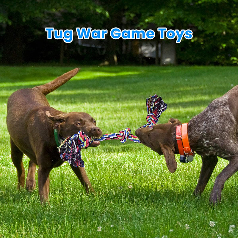 Feeko Indestructible Dog Rope Toys – For Large Breeds & Aggressive Chewers (2-Pack) - Mingle & Moa