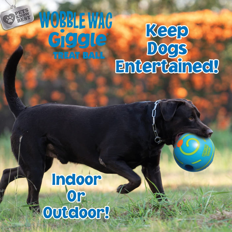 Wobble Wag Giggle Treat Ball – Interactive Dog Toy - Mingle & Moa