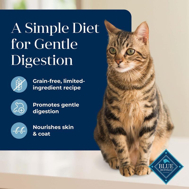 Blue Buffalo Basics Grain-Free Dry Cat Food, Indoor, Fish & Potato, 11 lb - Mingle & Moa