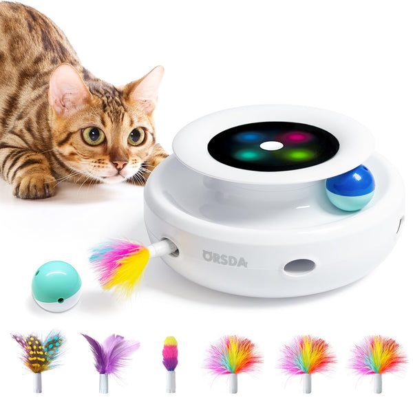 Automatic Cat Ball & Ambush Mouse Toy - Mingle & Moa
