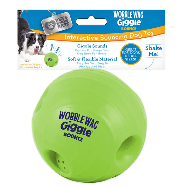 Wobble Wag Giggle Bounce Ball – Interactive Dog Toy - Mingle & Moa