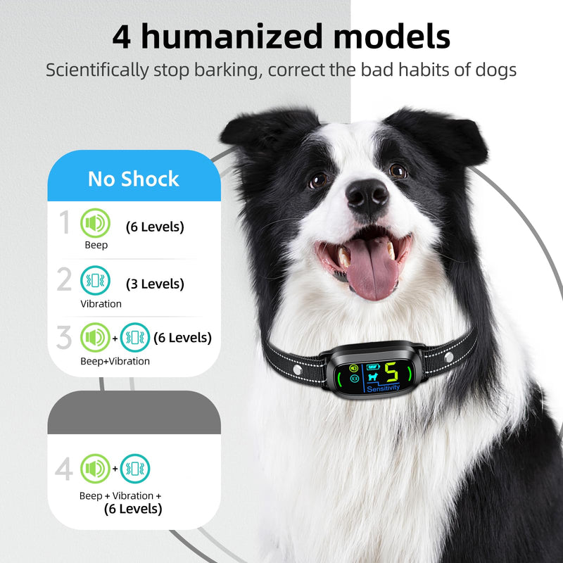 FAFAFROG Smart Bark Collar (Black) - Mingle & Moa