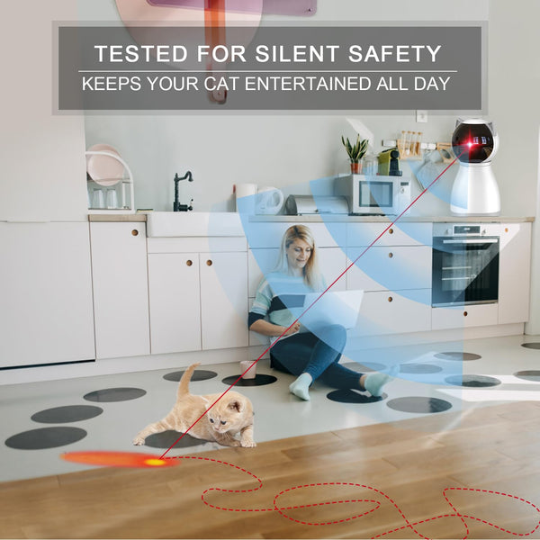 YVE LIFE Automatic Laser Cat Toy - Mingle & Moa