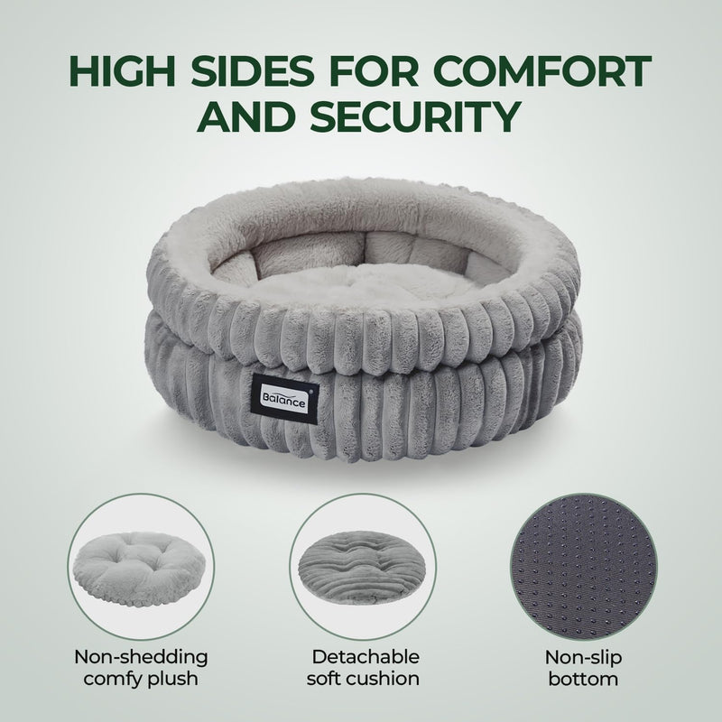 BALANCE Cat Bed – Soft, Washable, Non-Slip, for Kittens & Puppies - Mingle & Moa