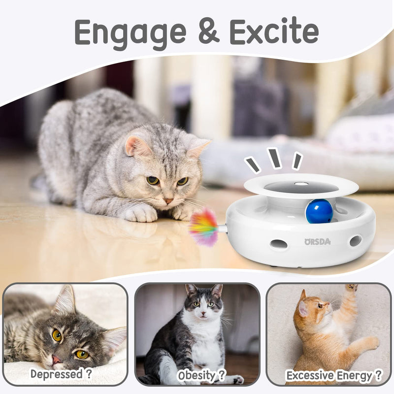 Automatic Cat Ball & Ambush Mouse Toy - Mingle & Moa