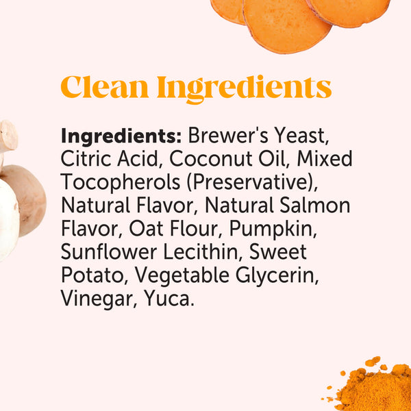 Dog Allergy & Itch Relief Supplement with Probiotics (Salmon, 90 ct) - Mingle & Moa