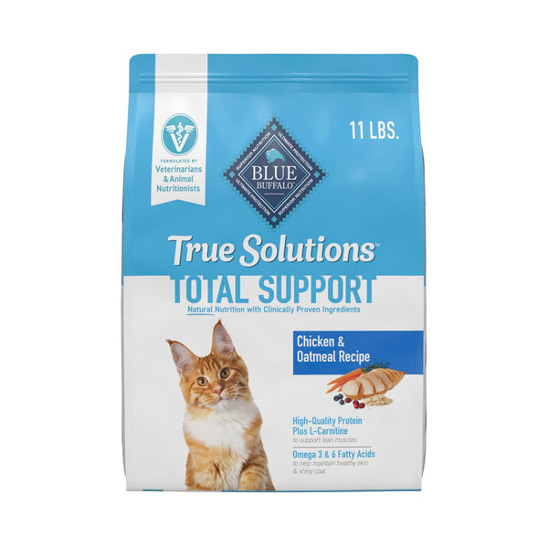 Blue Buffalo Total Support Dry Cat Food, Chicken, 11 lb - Mingle & Moa