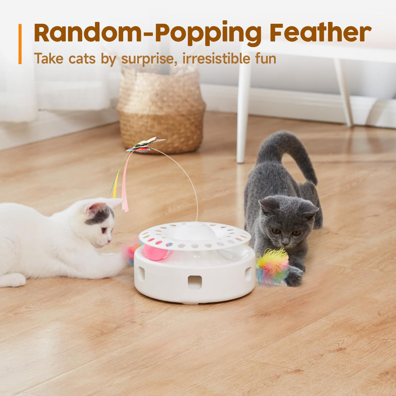 Potaroma 3-in-1 Automatic Cat Toy - Mingle & Moa