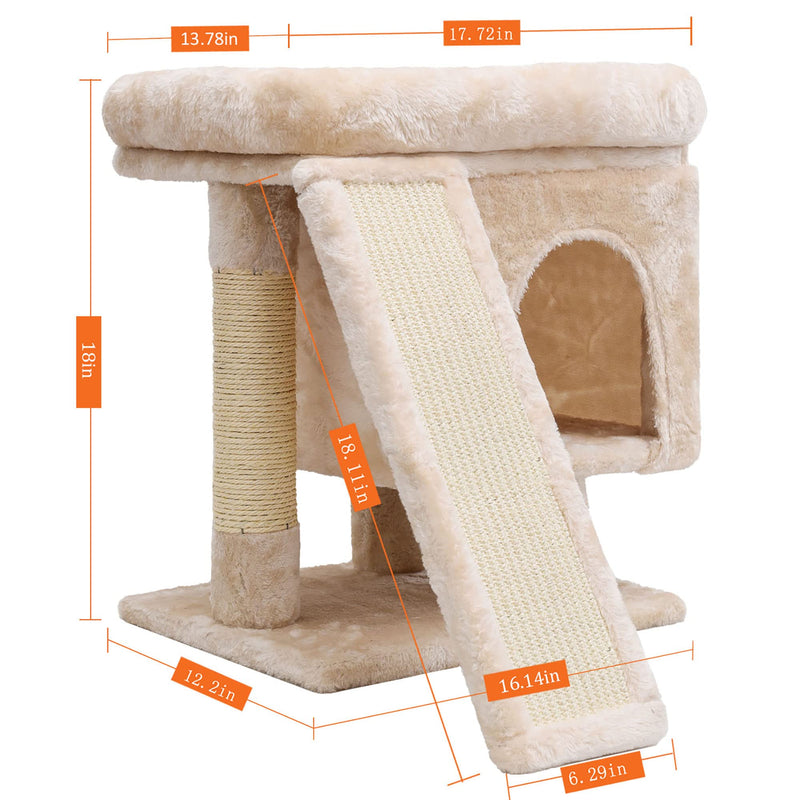 SYANDLVY Beige Cat Tower - Mingle & Moa