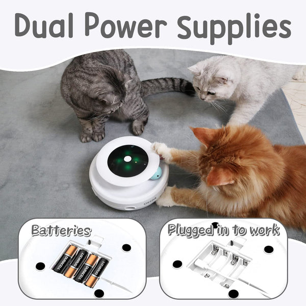 Automatic Cat Ball & Ambush Mouse Toy - Mingle & Moa
