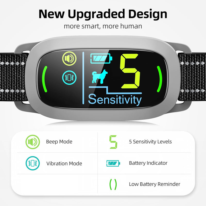 FAFAFROG Smart Bark Collar (Grey) - Mingle & Moa