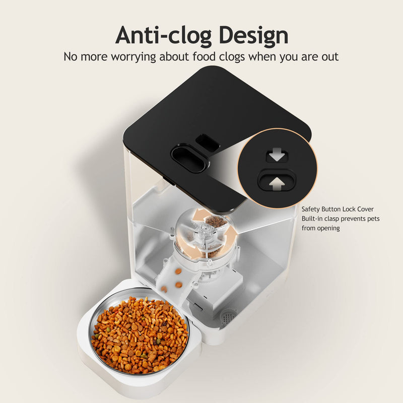 Automatic Pet Feeder with Timer & Voice Recorder - Mingle & Moa