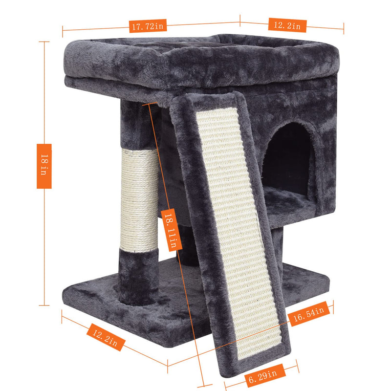 SYANDLVY Smoky Grey Cat Tree - Mingle & Moa