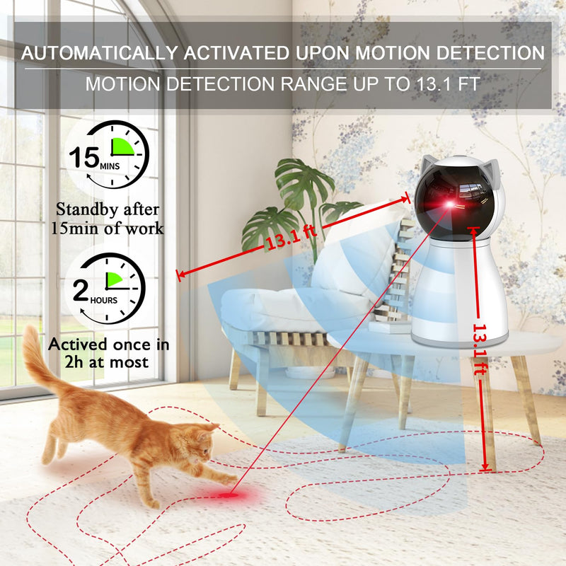 YVE LIFE Automatic Laser Cat Toy - Mingle & Moa