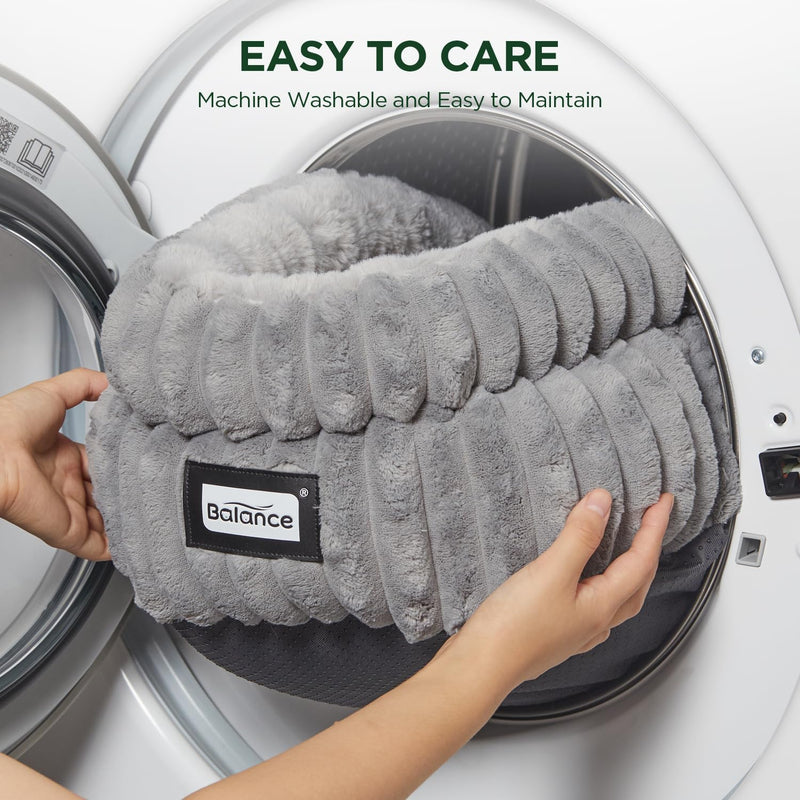 BALANCE Cat Bed – Soft, Washable, Non-Slip, for Kittens & Puppies - Mingle & Moa