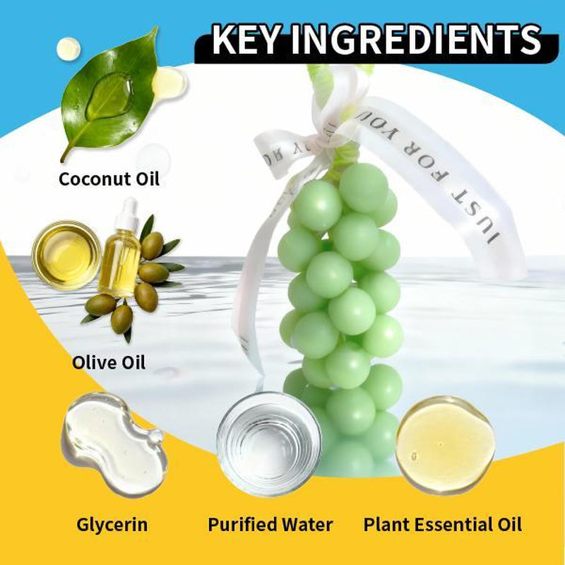 Paul Frank Grape Soap on a Rope – Handmade DIY Decorative Grape Soap, Natural and Gentle Moisturizing and Cleansinglong-Lasting Fresh Scent Perfect for Home Décor and Bathroomaesthetic & Creative Christmas Gift Choice Body Care Daily