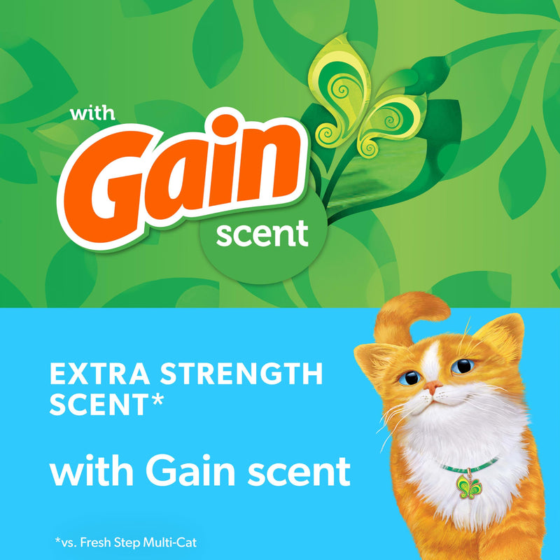 Clumping Cat Litter with Febreze Gain Scent, 14 lb - Mingle & Moa