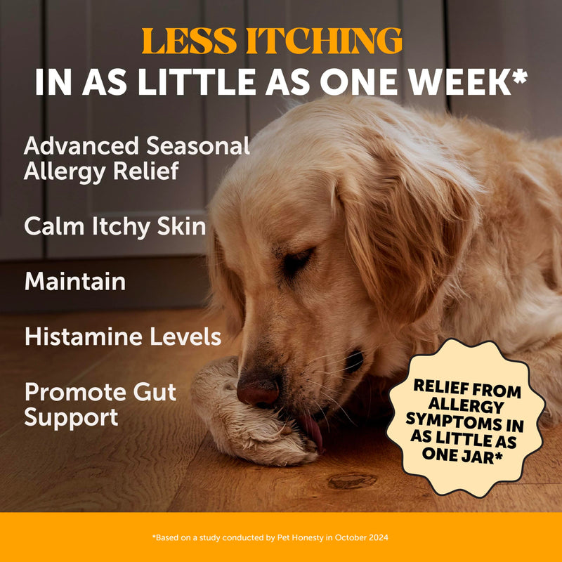 Dog Allergy Itch Relief Max Strength with Probiotics (Chicken, 90 ct) - Mingle & Moa