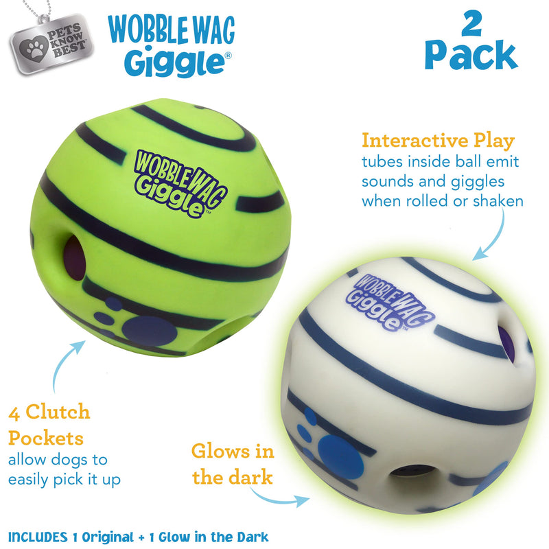 Wobble Wag Giggle & Glow Toy – 2 Pack - Mingle & Moa