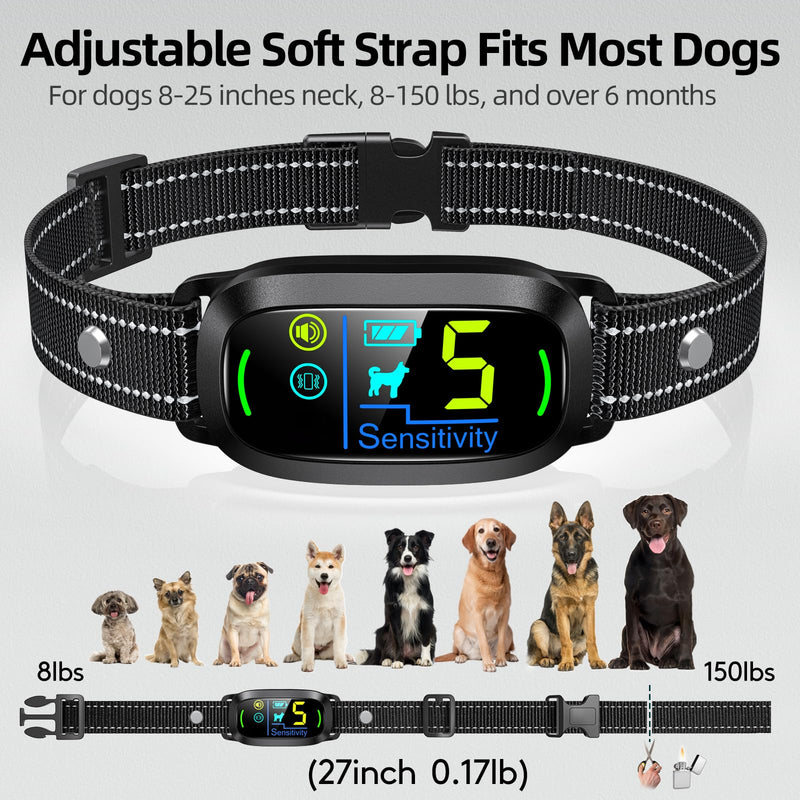 FAFAFROG Smart Bark Collar (Black) - Mingle & Moa