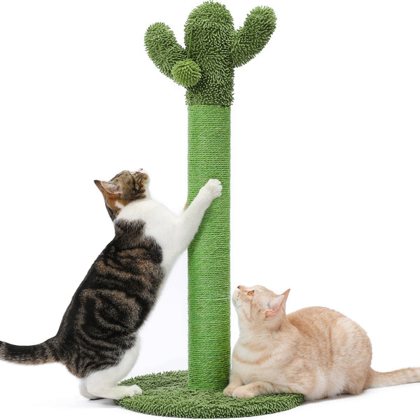 Made4Pets 34" Large Green Cactus Cat Scratcher - Mingle & Moa
