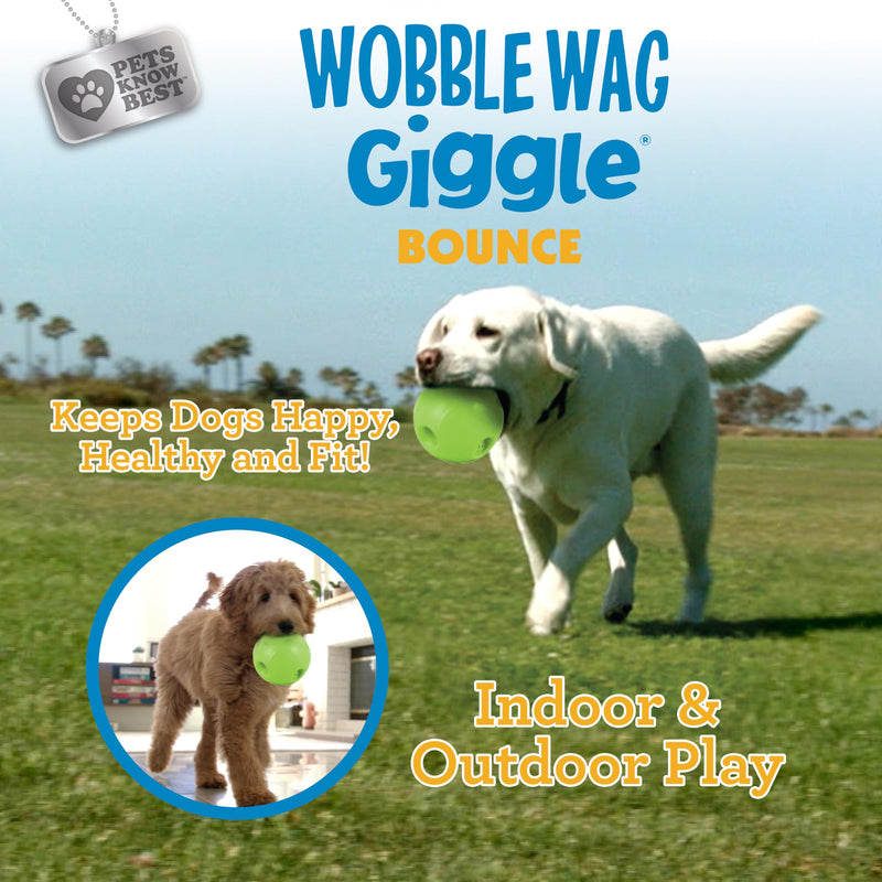 Wobble Wag Giggle Bounce Ball – Interactive Dog Toy - Mingle & Moa