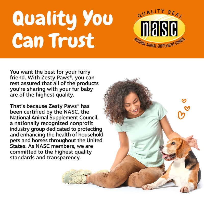 Zesty Paws Omega-3 Blend with Pollock & Salmon Oil, 8.5oz – Skin & Coat Support for Dogs and Cats. - Mingle & Moa