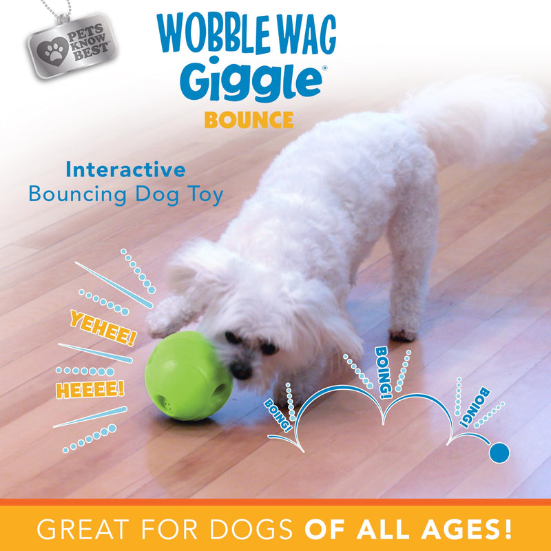 Wobble Wag Giggle Bounce Ball – Interactive Dog Toy - Mingle & Moa