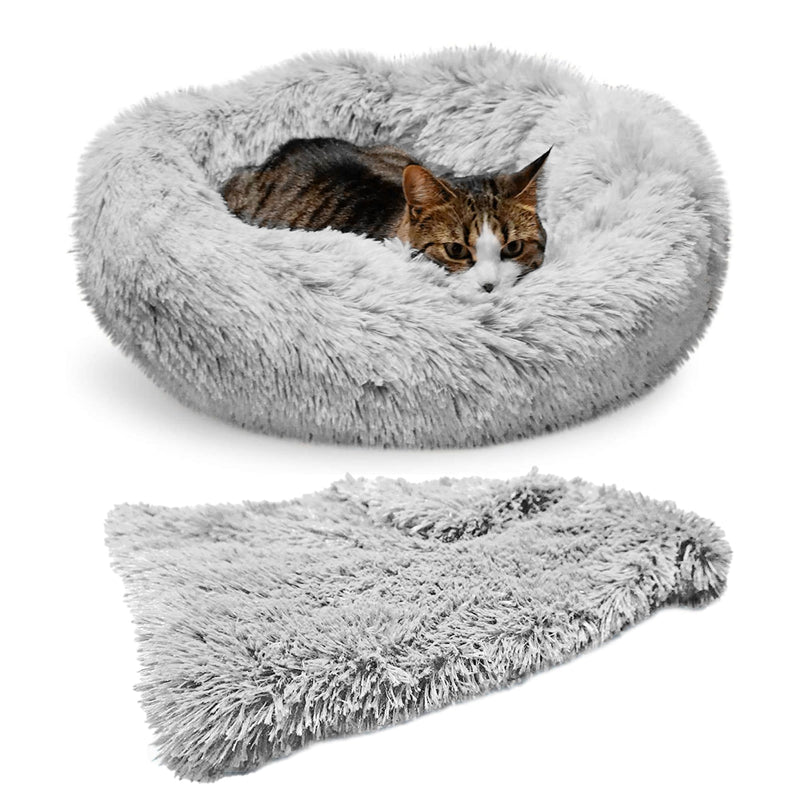 Whiskers & Friends Calming Pet Bed with Blanket - Mingle & Moa
