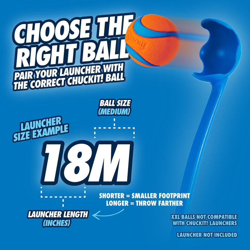 Chuckit! Junior 18" Dog Ball Launcher – Medium, For 20–60 lb Dogs, Made in USA - Mingle & Moa